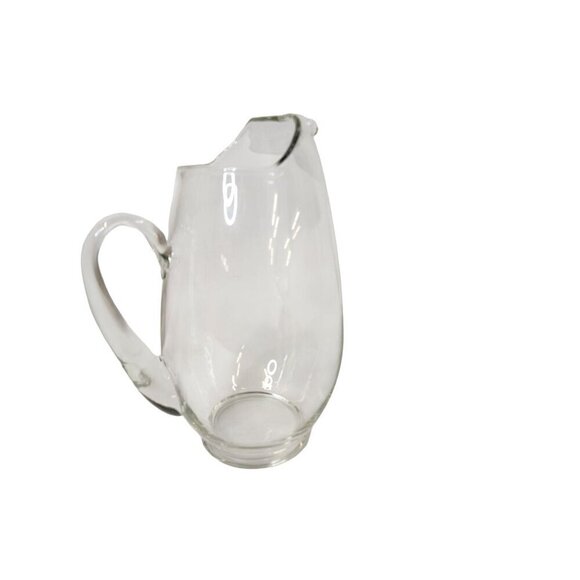 Clear Glass Pitcher 90 oz Large Capacity Jug for Water, Juice, flowers.  10.5 in - Picture 6 of 8
